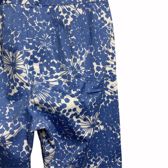 Boden Blue and White Casual Pants Sz 4 (2363) - Picture 4 of 4